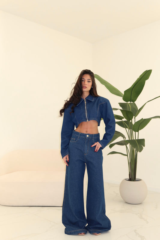 COORD SET BALANCE JEANS SCURO