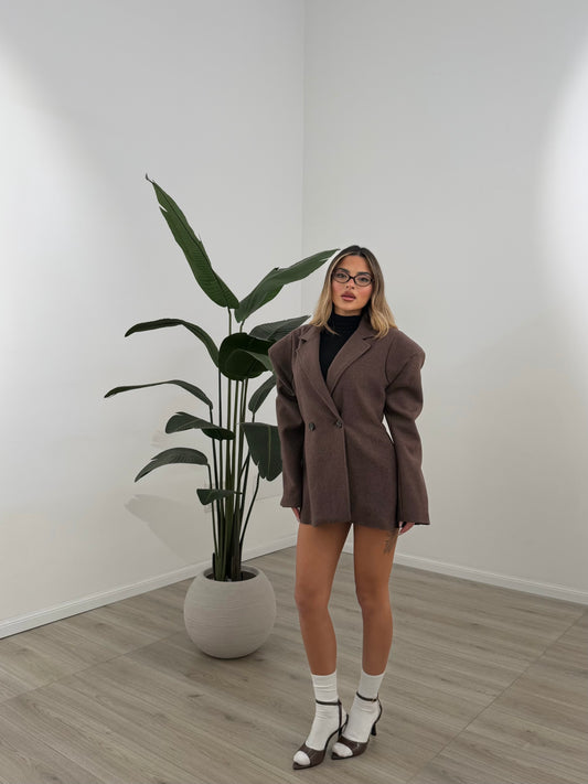 GIACCA SUPPORT MARRONE