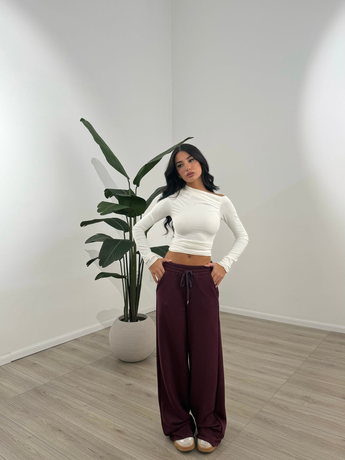 PANTALONE SOFT BORDEUAX