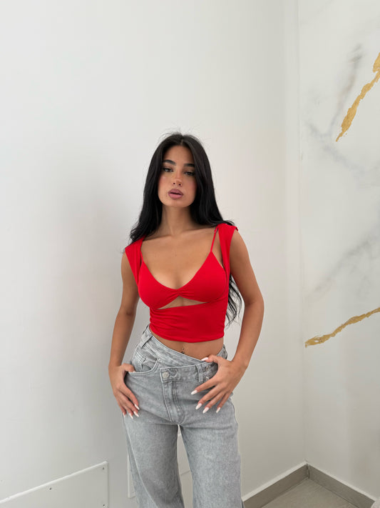 MAGLIA LADY ROSSA