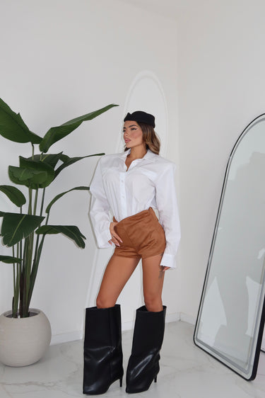 SHORT SMOOT BEIGE