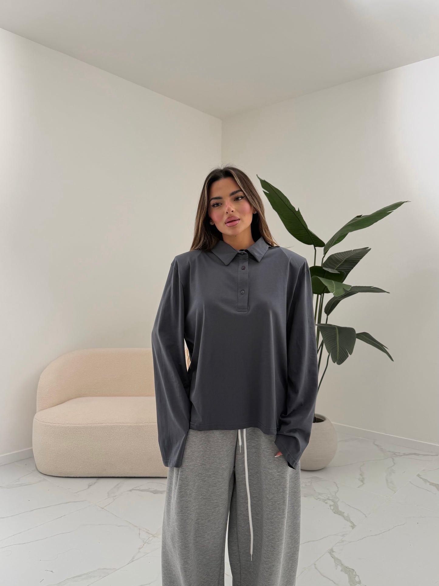 POLO FABRIZIA ANTRACITE