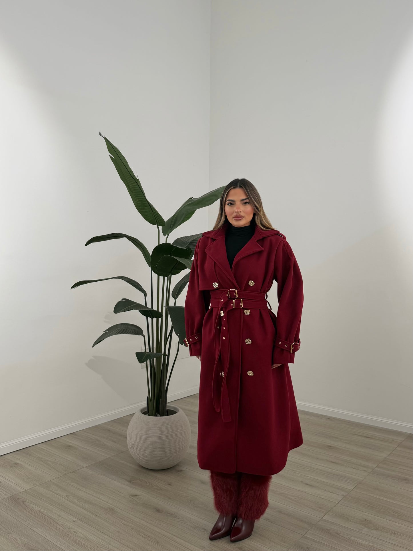 CAPPOTTO COAT BORDEAUX