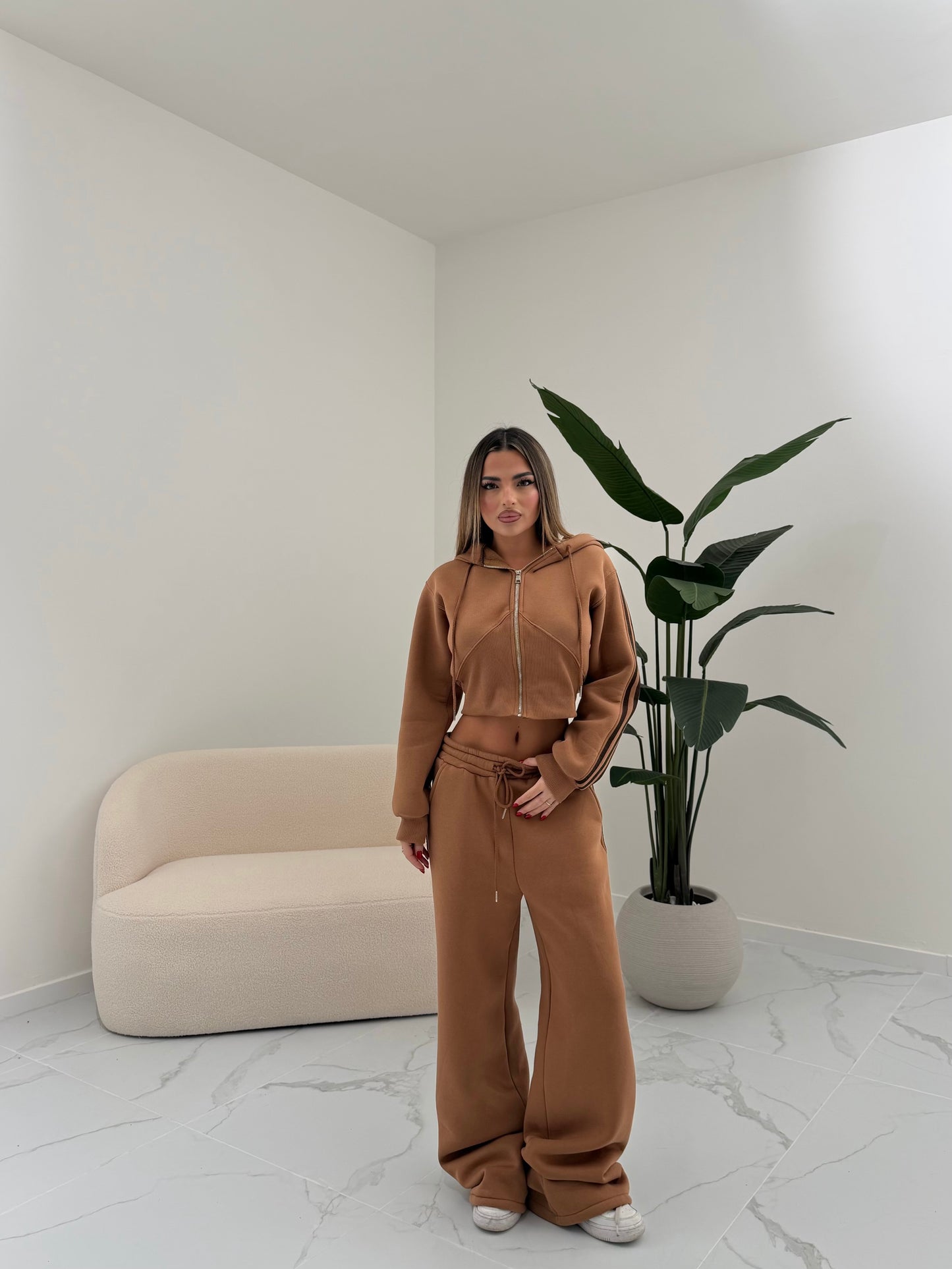 COORD SET LAZY BEIGE