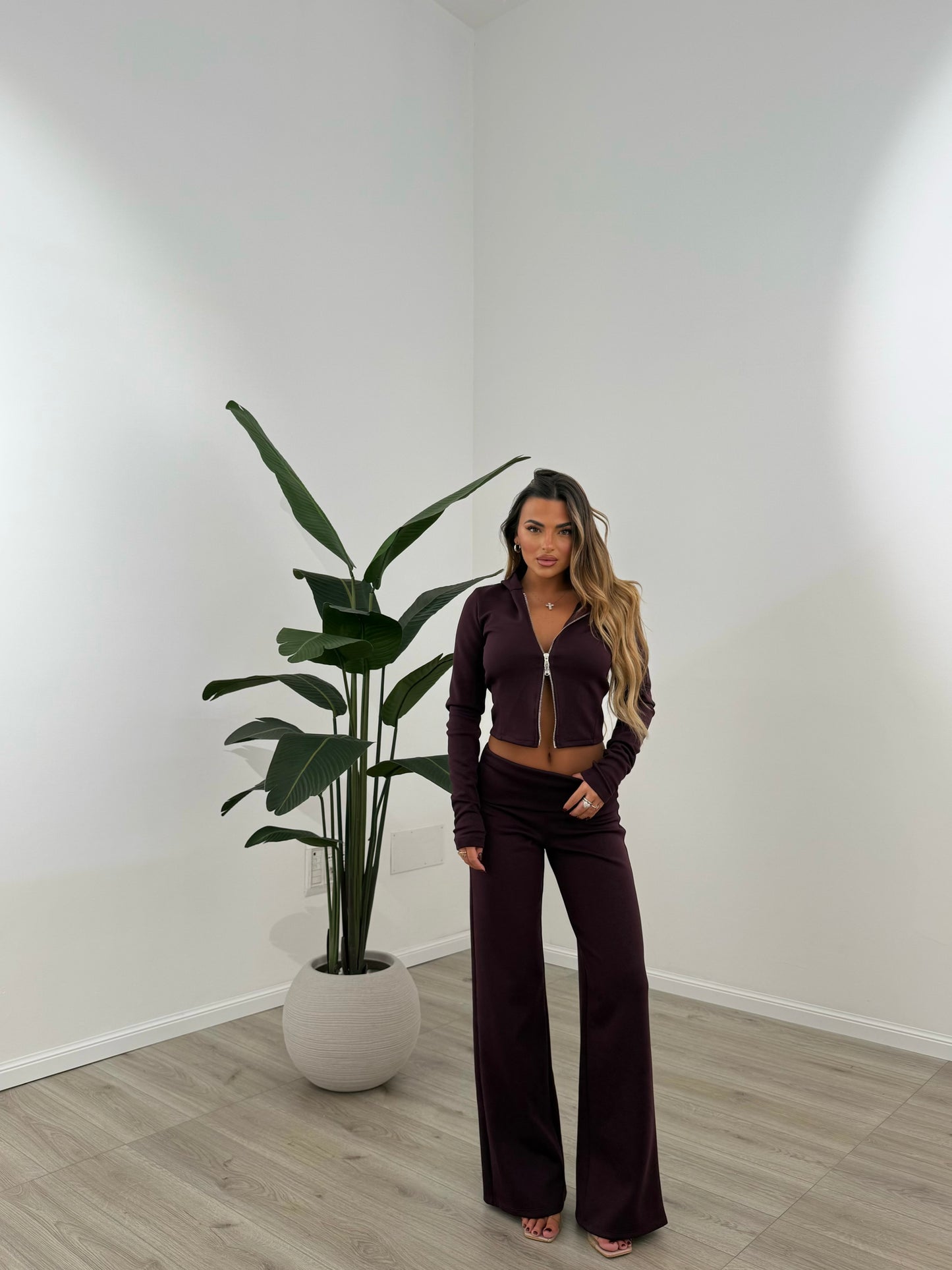 COORD SET COMFORT BORDEAUX