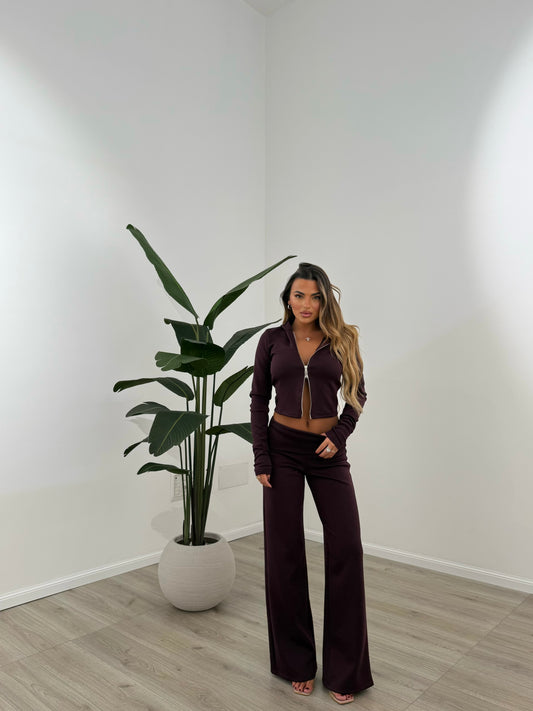 COORD SET COMFORT BORDEAUX