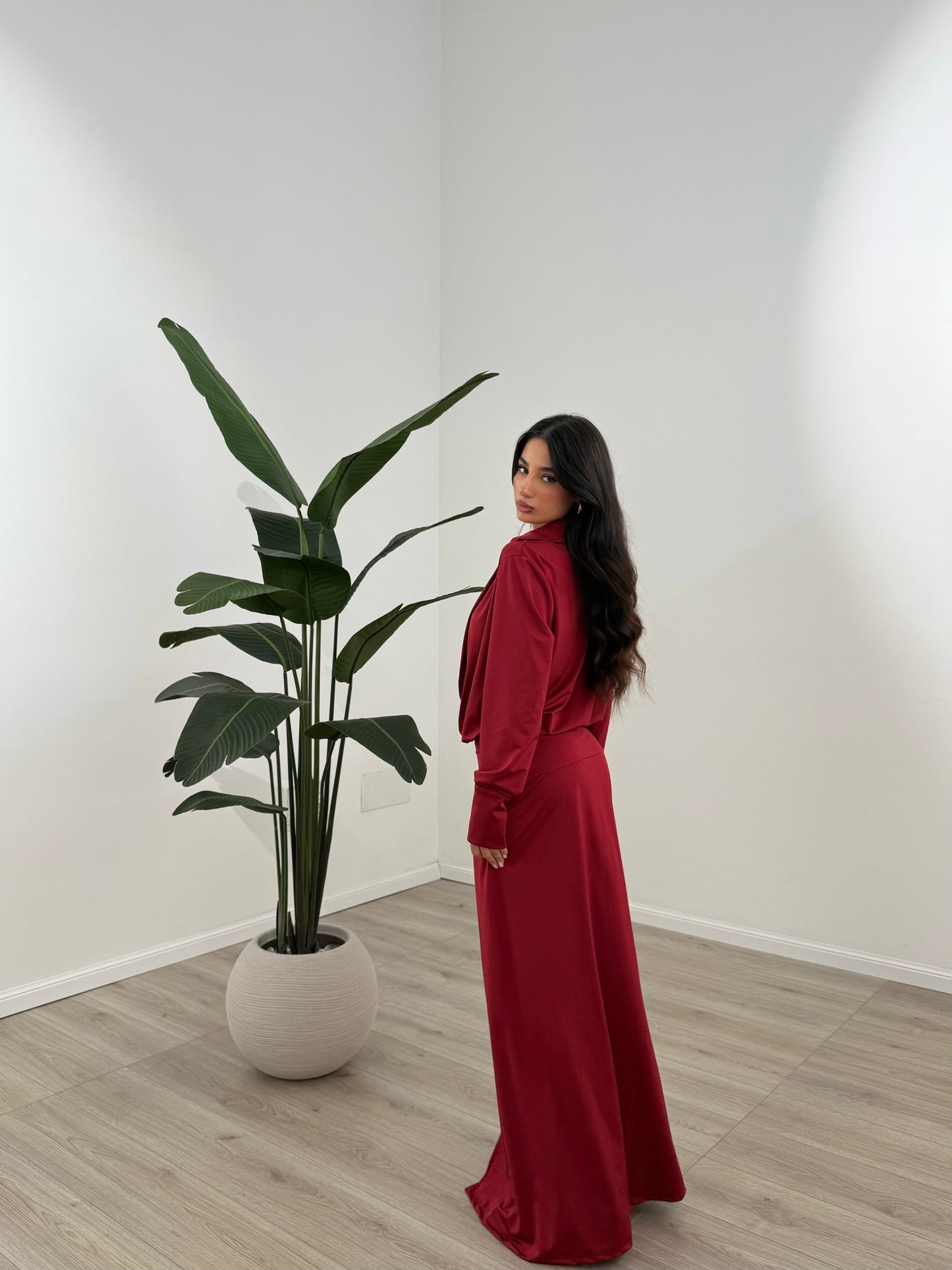 ABITO BERTHA BORDEAUX