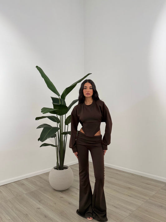 COORD SET ISABELLA MARRONE