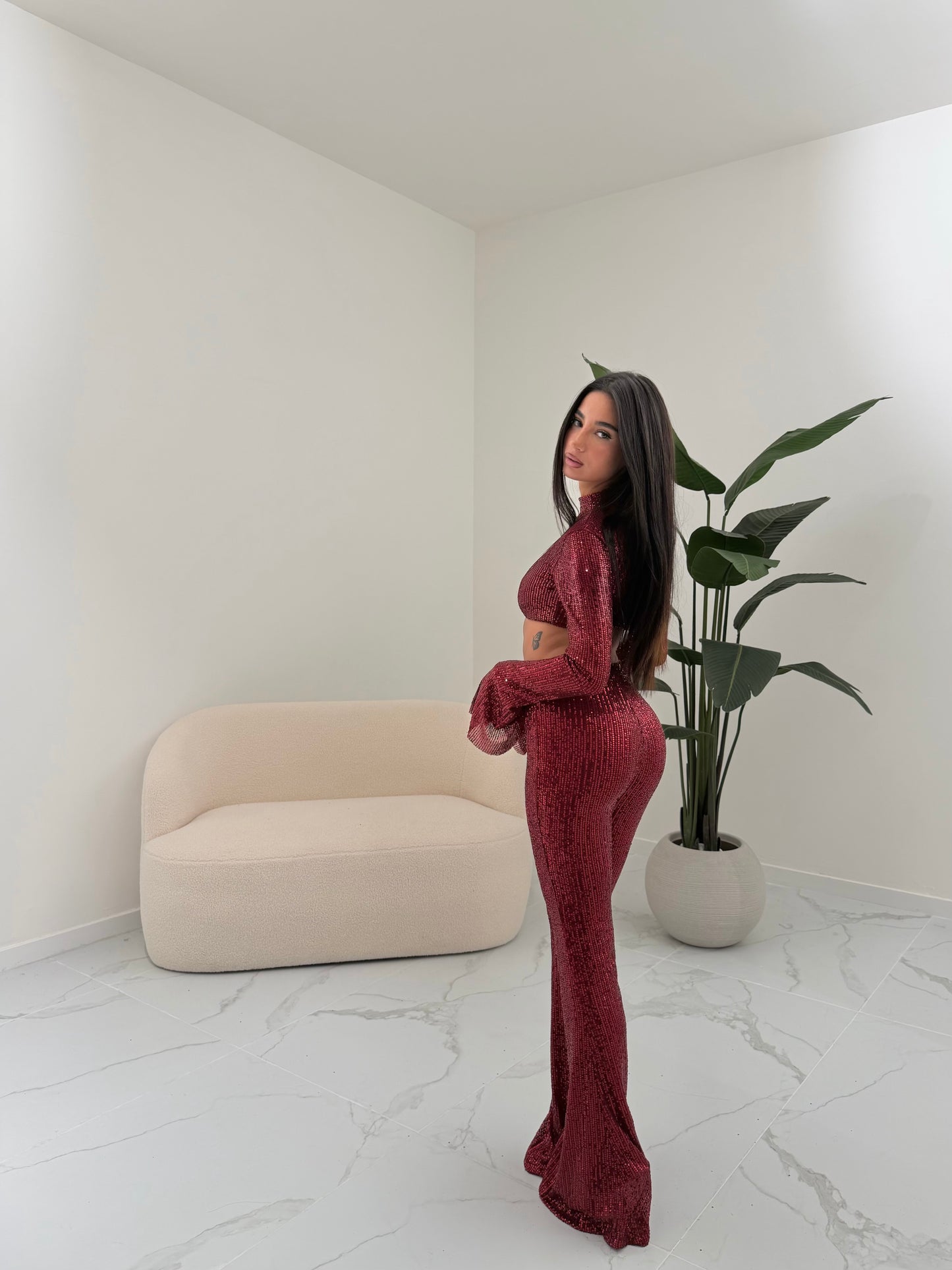 COORD SET UNFAIR BORDEAUX