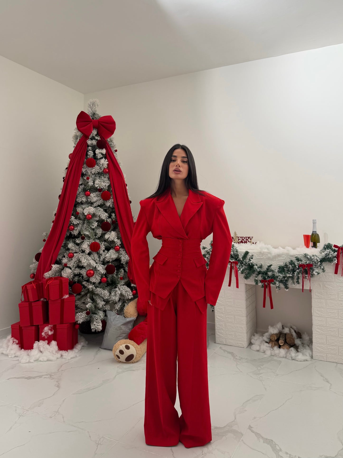 TAILLEUR HYPNOTIC ROSSO