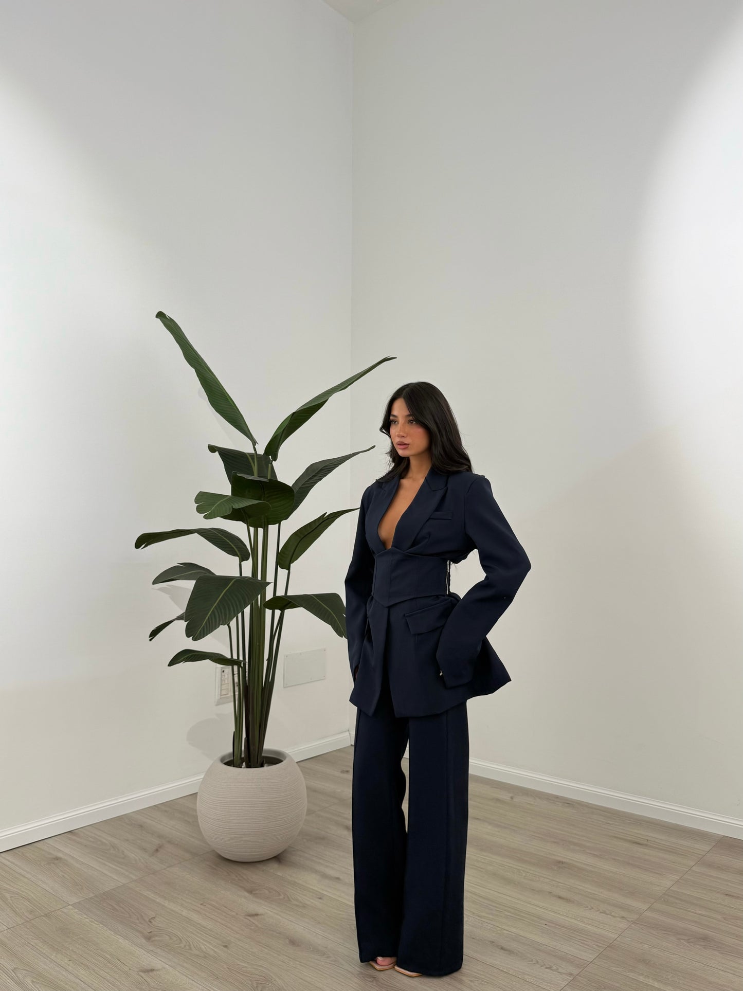 TAILLEUR BUSTIER BLU