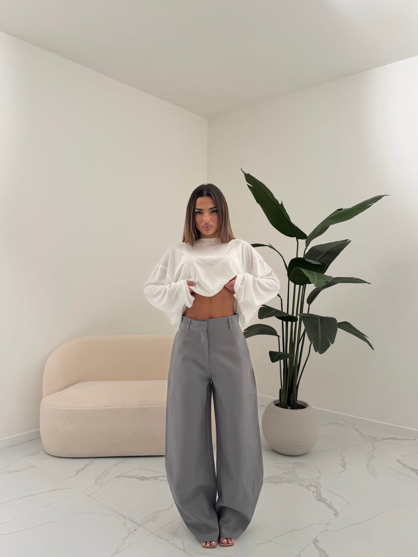 PANTALONE ROYCE GRIGIO